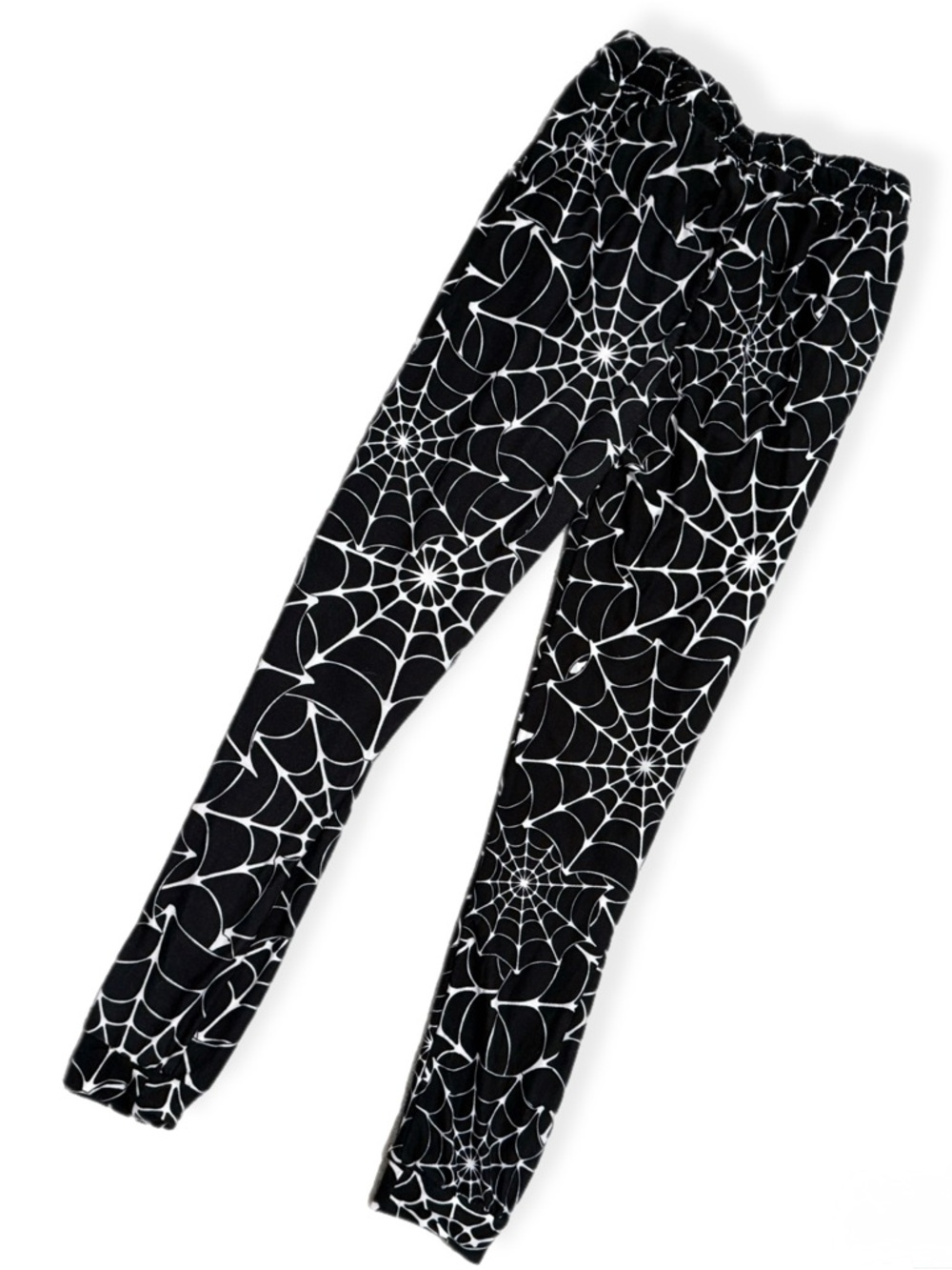 Better Together Spiderweb Leggings Small Black Halloween Goth Stretch Pants